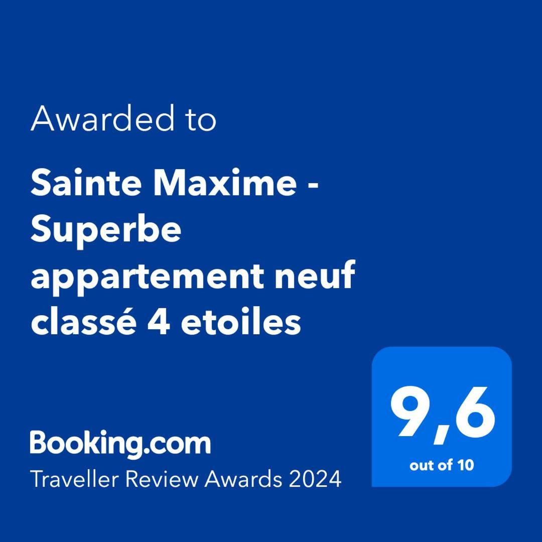 Sainte Maxime - Superbe Appartement Neuf Classe 4 Etoiles מראה חיצוני תמונה